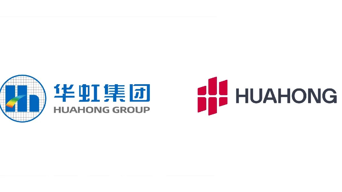 华虹集团启用全新品牌标识，红色「中」字融入晶圆意象