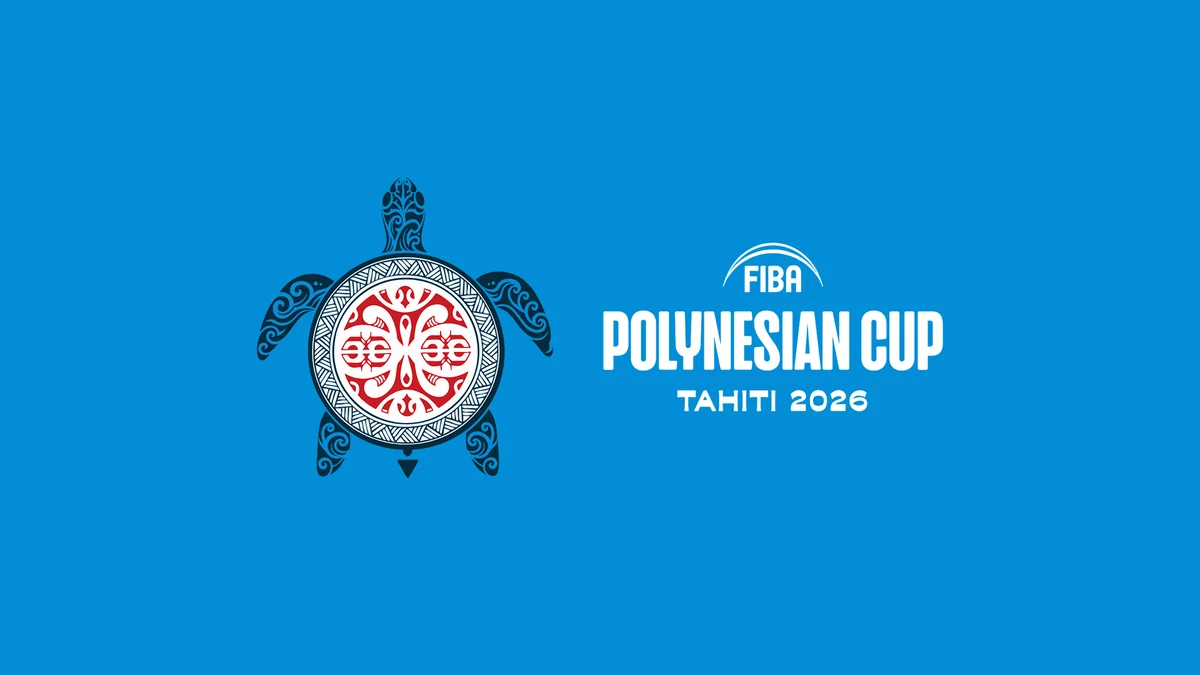 国际篮联发布2026波利尼西亚杯会徽，海龟纹样入设计